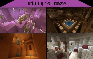 Unduh Dilly's Maze: An Adventurous Labyrinth untuk Minecraft 1.8.8